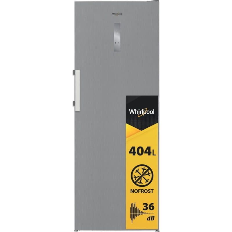 Congelatore verticale 404 litri classe C No Frost argento - Whirlpool WHFF 6404 X6E