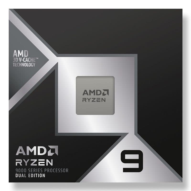 Processore 16 core socket AM5 in confezione box senza dissipatore - AMD Ryzen 9 9950X3D2 Dual
