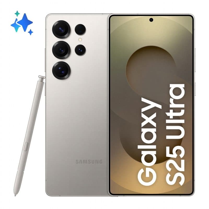 Smartphone 5G 17,5 cm (6.9 pollici) dual SIM Android 15 12GB/512GB 5000 mAh grigio titanio - Samsung Galaxy S25 Ultra