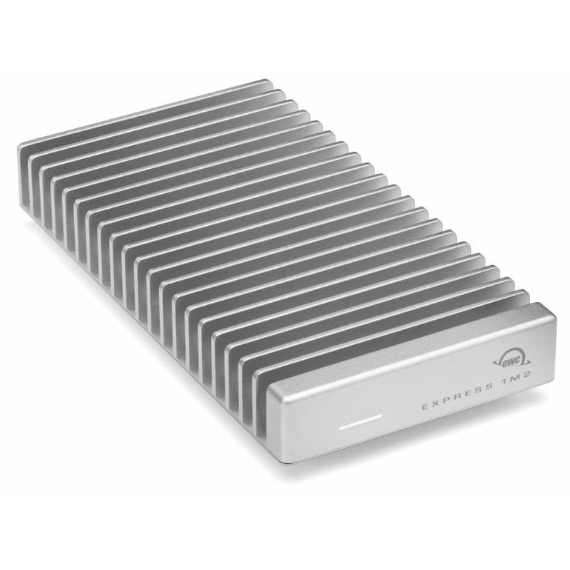 SSD NVMe portatile USB4 2 TB alimentato da bus, alluminio argento - OWC Express Portable 1M2