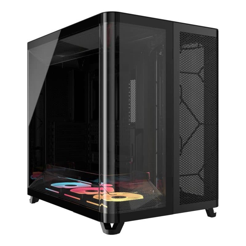 Case midi tower ATX gaming nero - Corsair Air 5400 LX-R RGB iCUE LINK