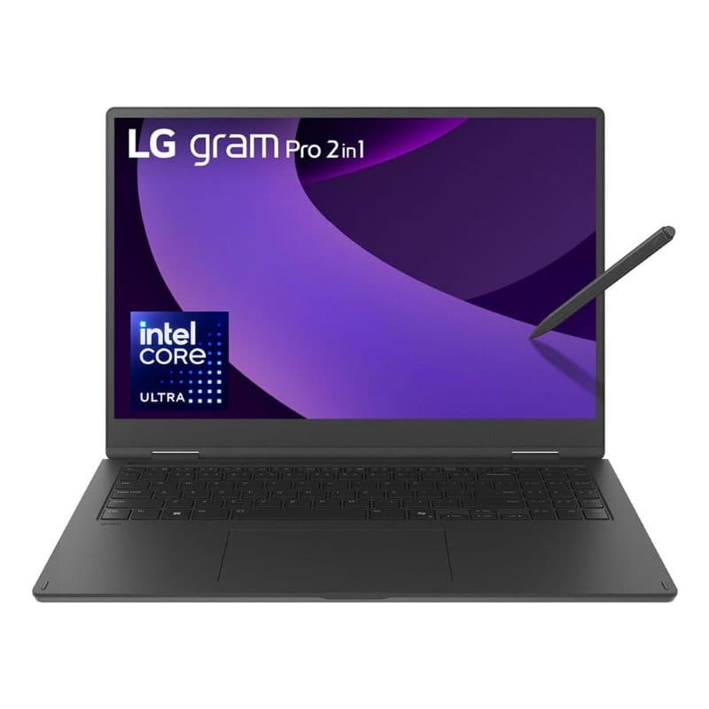 Notebook 2 in 1 Core Ultra 7 255H 40,6 cm (16 pollici) touch screen WQXGA+ 16GB, tastiera QWERTZ - LG Gram Pro 16TB90TP