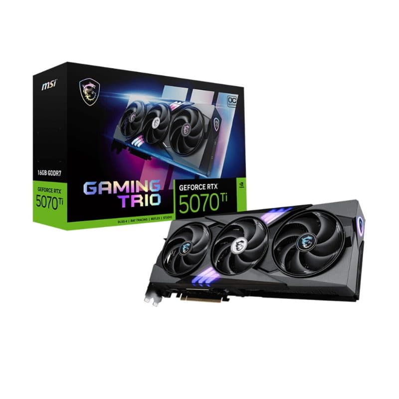 Scheda grafica NVIDIA 16 GB GDDR7 - MSI Gaming GeForce RTX 5070 Ti 16G Trio OC