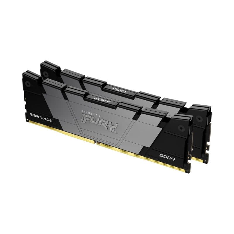 Kit memoria RAM 16GB (2 moduli) DDR4 4000MT/s CL19 DIMM nero - Kingston Fury Renegade