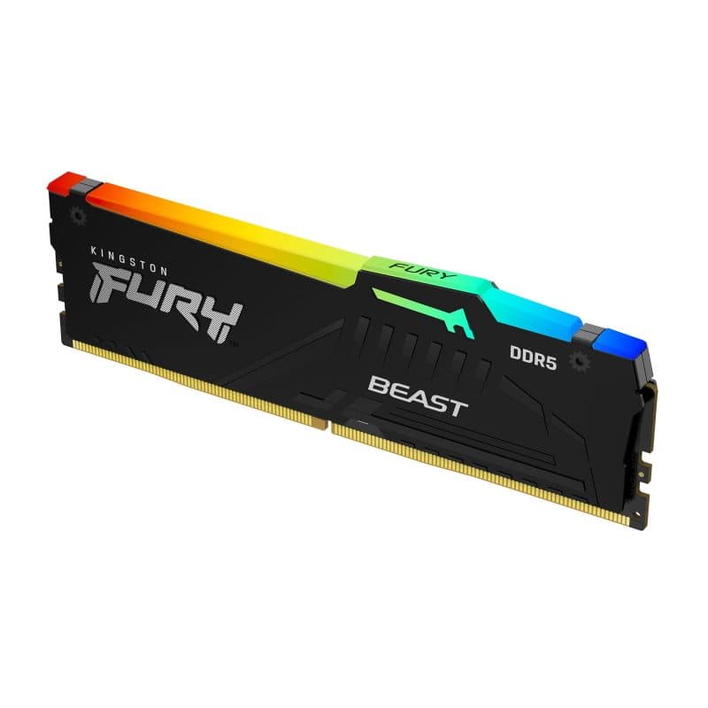 Memoria RAM 8GB DDR5 6000 MT/s CL36 DIMM RGB EXPO - Kingston Fury Beast