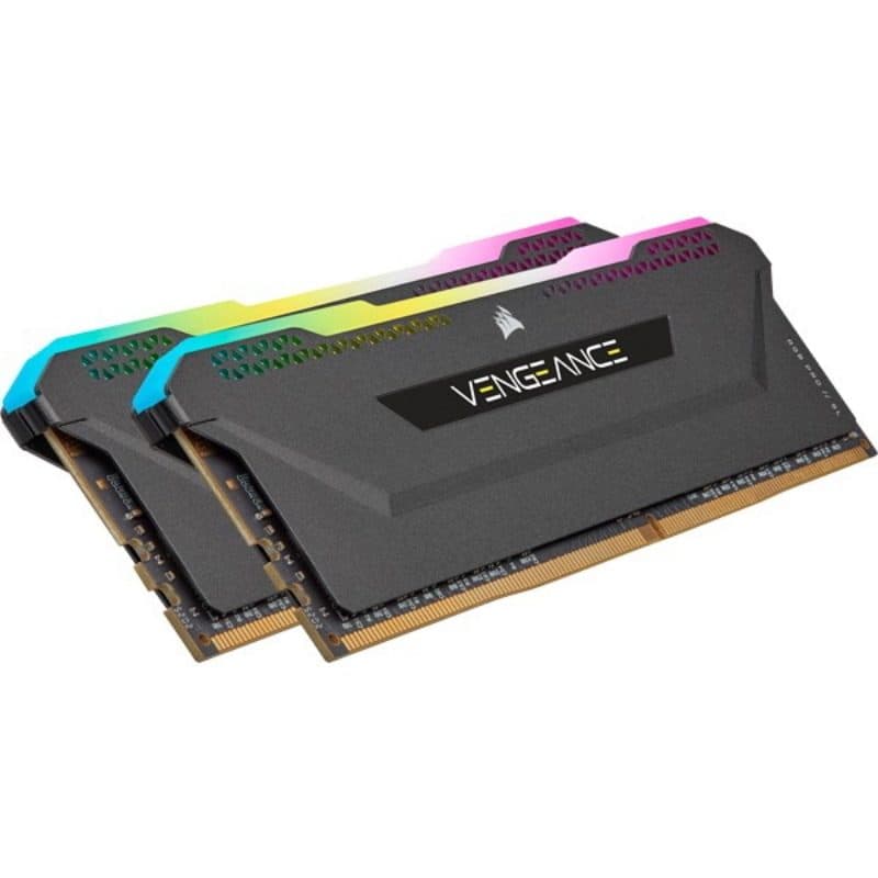 Memoria RAM 16 GB (2 x 8 GB) DDR4 3200 MHz - Corsair Vengeance RGB Pro CMH16GX4M2E3200C16