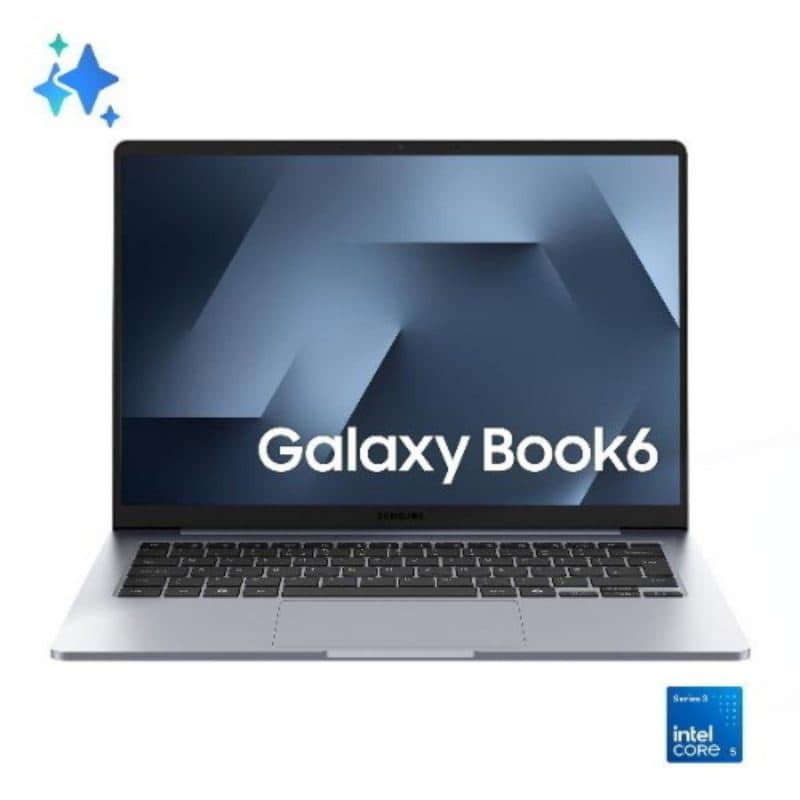 Notebook 14 pollici Intel Core 5 315 16GB RAM SSD 512GB NVMe Windows 11 Pro grigio - Samsung Galaxy Book6 NP744VJK-KG1IT