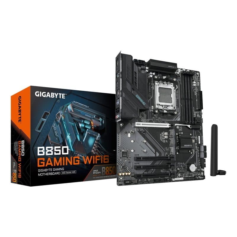 Scheda madre per CPU AMD Ryzen serie 9000, VRM digitale 6+2+2 fasi, DDR5 fino a 8200MHz (OC) - Gigabyte B850 Gaming WiFi6