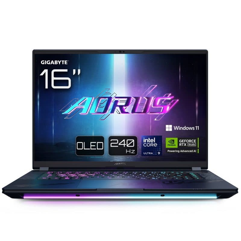 Notebook Intel Core Ultra 9 275HX 40,6 cm (16 pollici), tastiera QWERTZ - Gigabyte AORUS Master 16 BZHC6DEE65SP