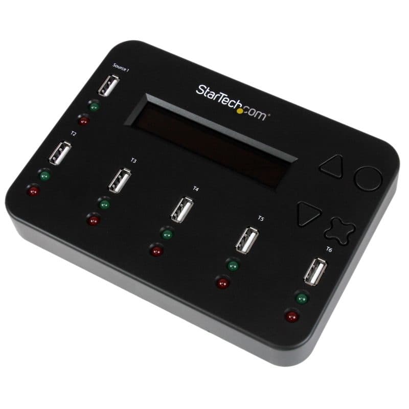 Docking station duplicatore/eraser standalone 1:5 per unità flash USB - StarTech.com