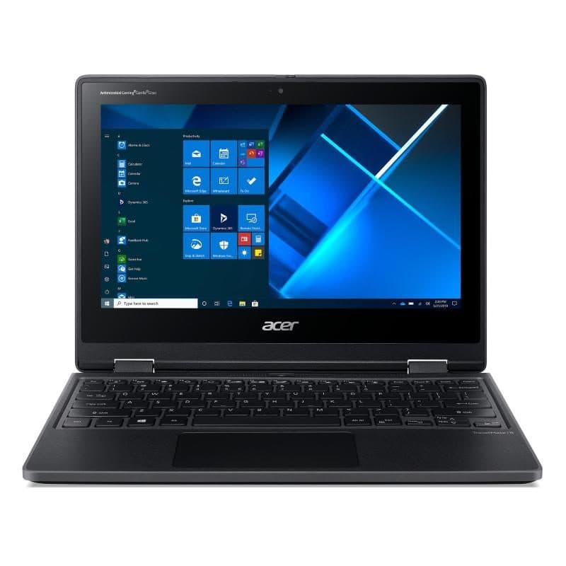 Notebook touch screen 11.6 pollici Celeron N4020 1.1GHz 4GB RAM eMMC 64GB Windows 10 Education nero - Acer TravelMate B311