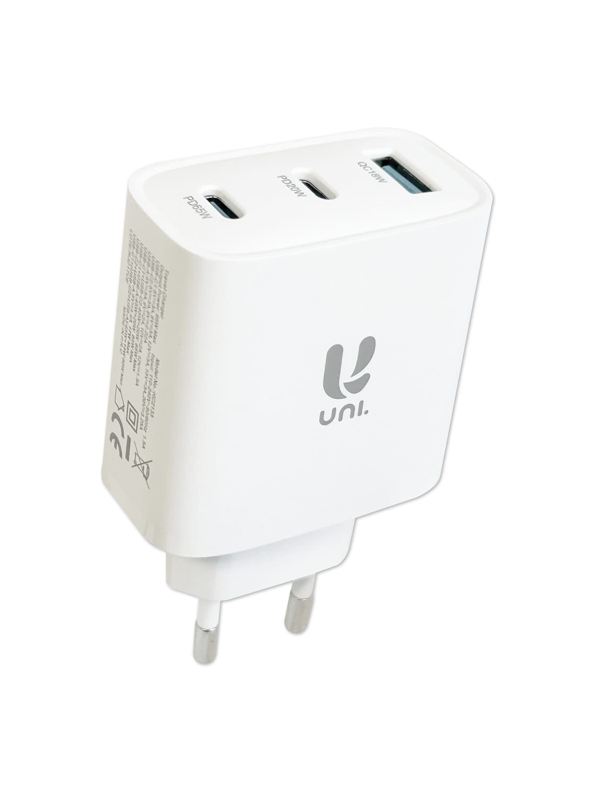 Caricatore 3 porte - 65W - Unico HC 2133