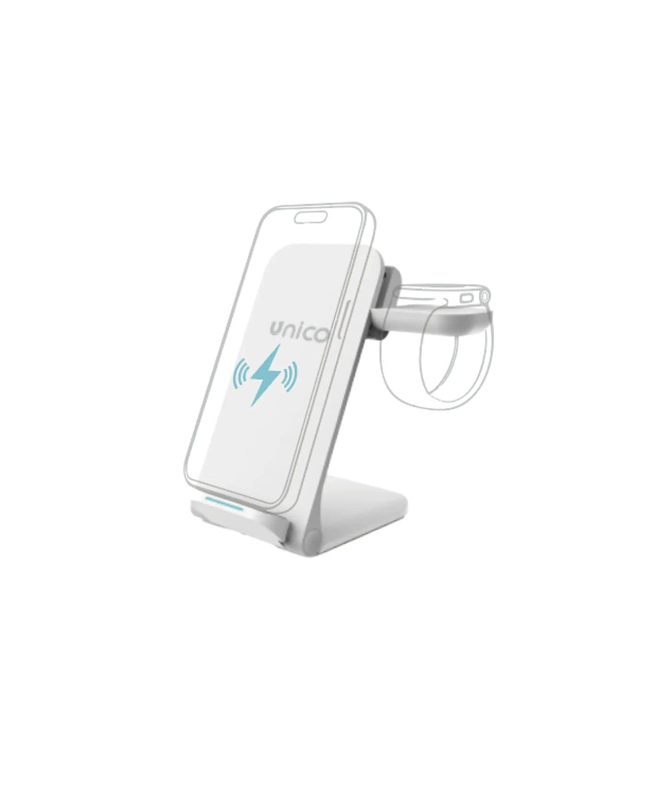 Caricabatterie wireless 3 in 1 - Unico HC 2715