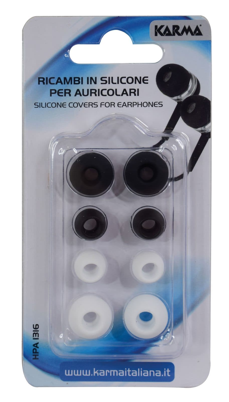 Ricambi in silicone per auricolari - Karma HPA 1316