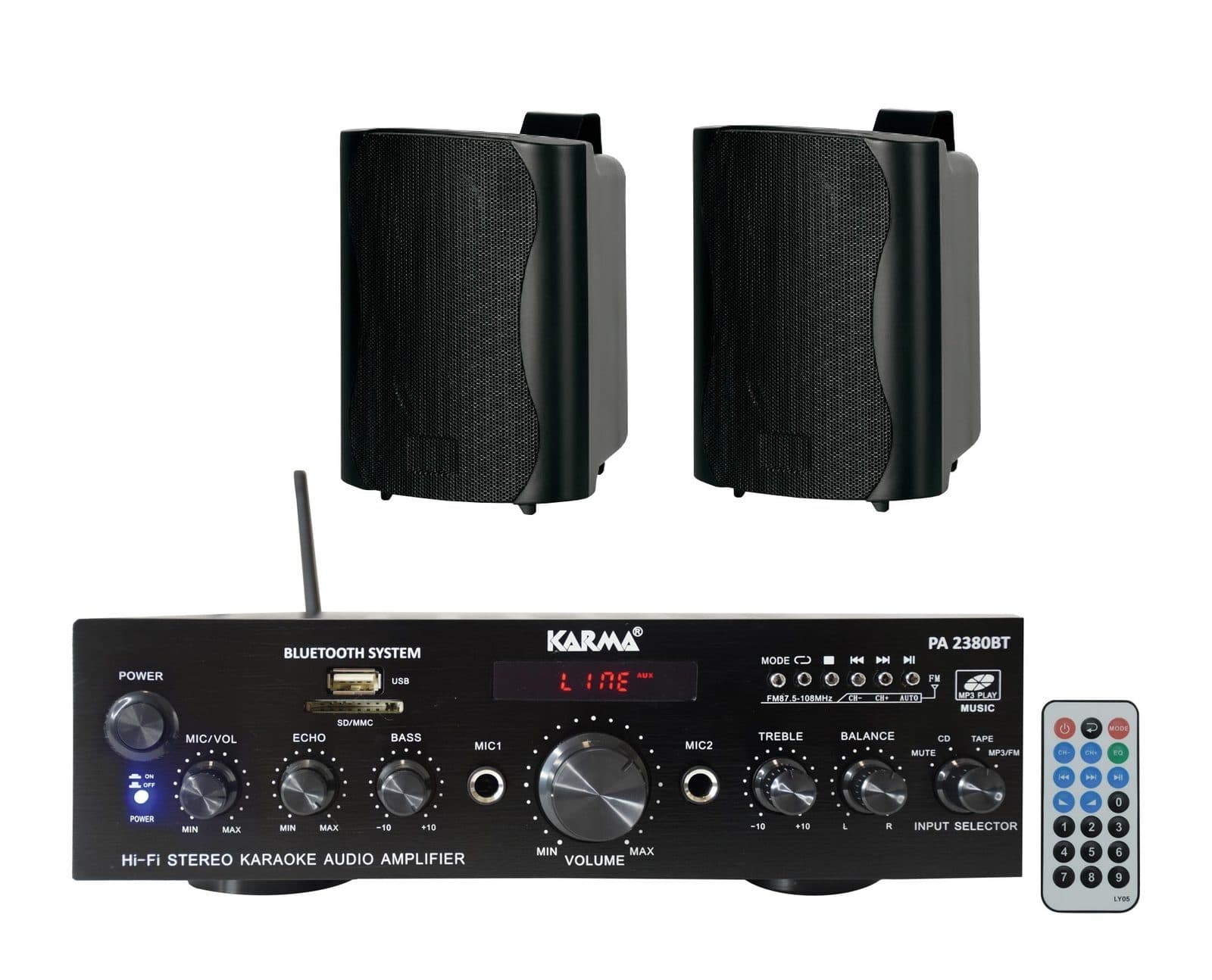 Kit amplificatore + diffusori - Karma KIT 2380BT