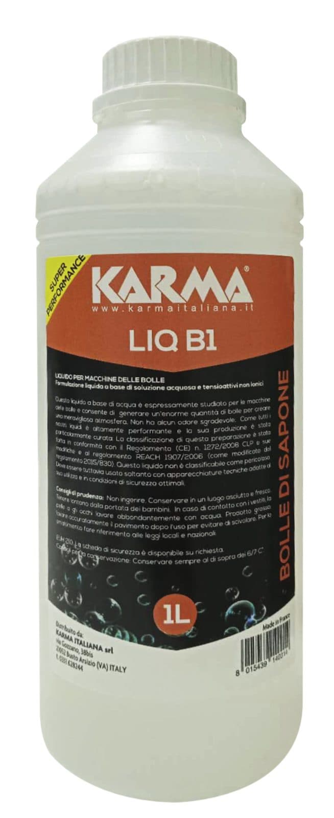 Liquido per Bubble machines 1L - Karma LIQ B1