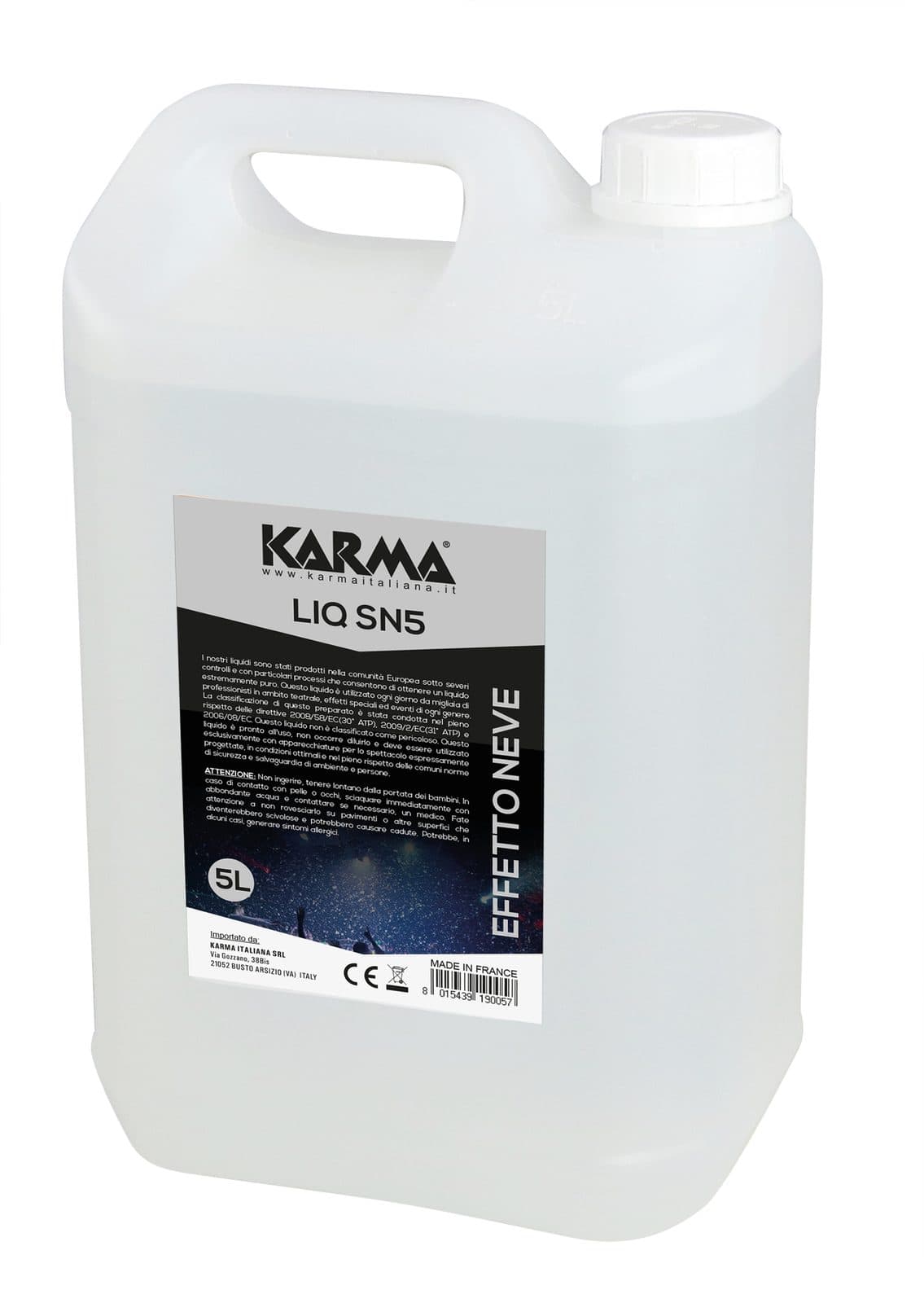 Liquido per Snow machines 5L - Karma LIQ SN5