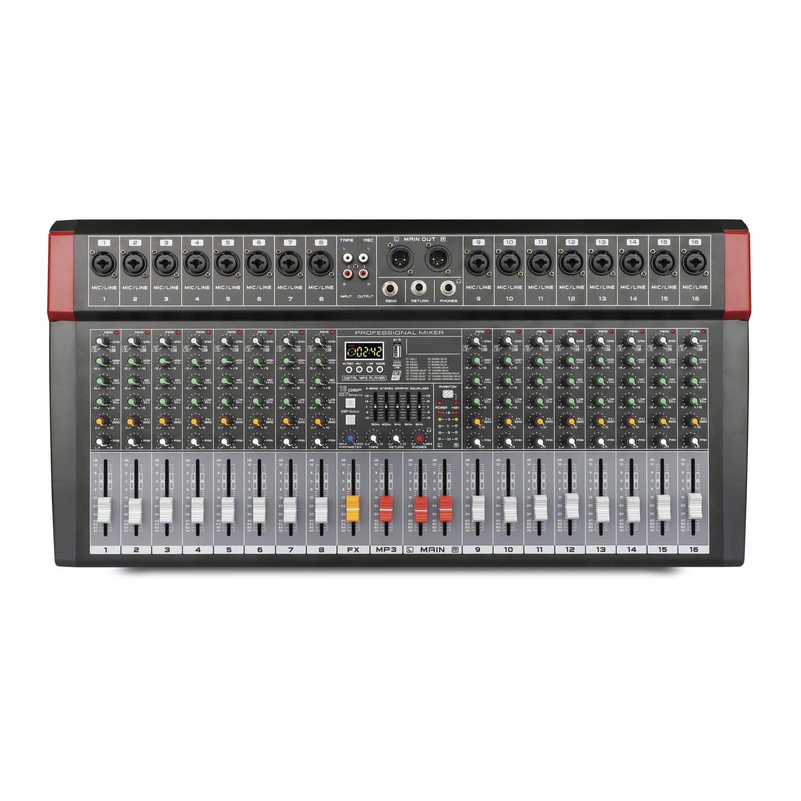 Mixer microfonico 18 canali - Glemm MXP 18C