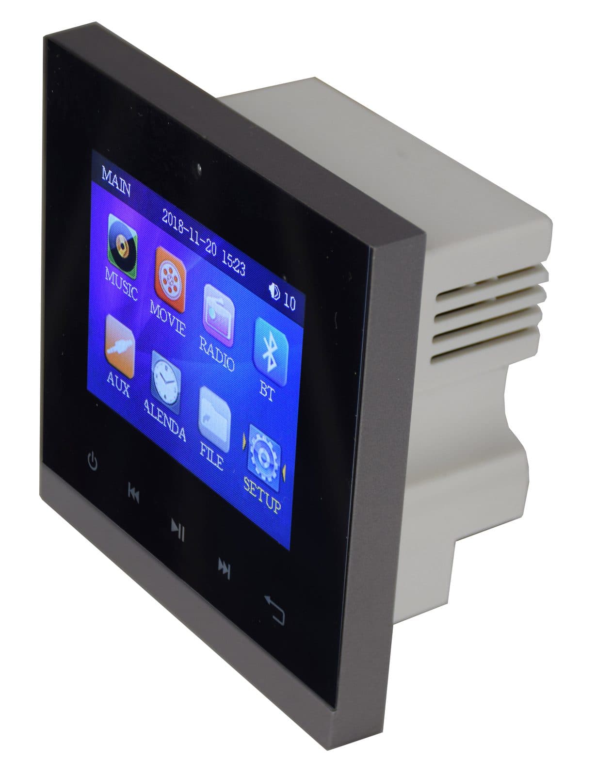 Amplificatore 2 x 25W Color Display - Glemm PA 580
