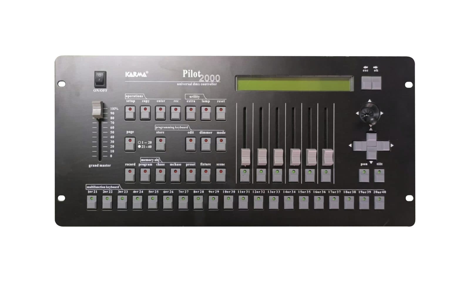 Centralina DMX 512 canali - Karma PILOT 2000