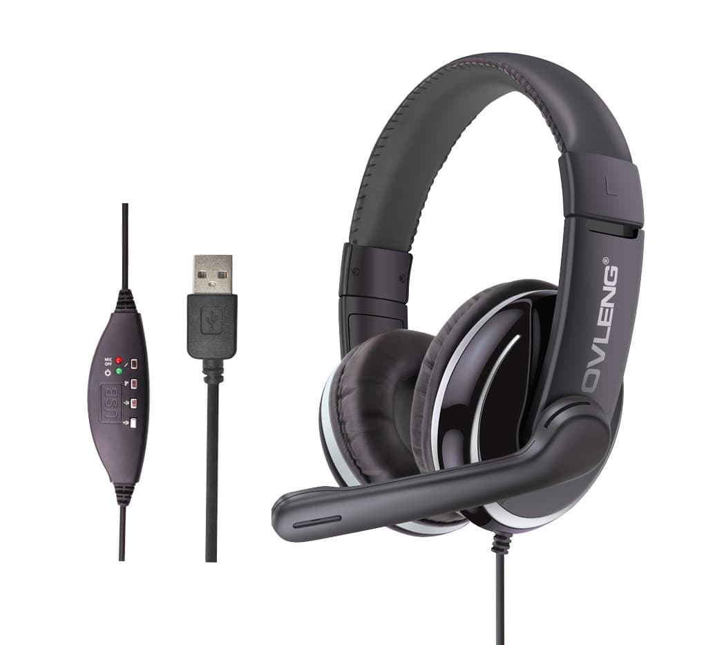 Cuffia USB con microfono - Ovleng Q6S