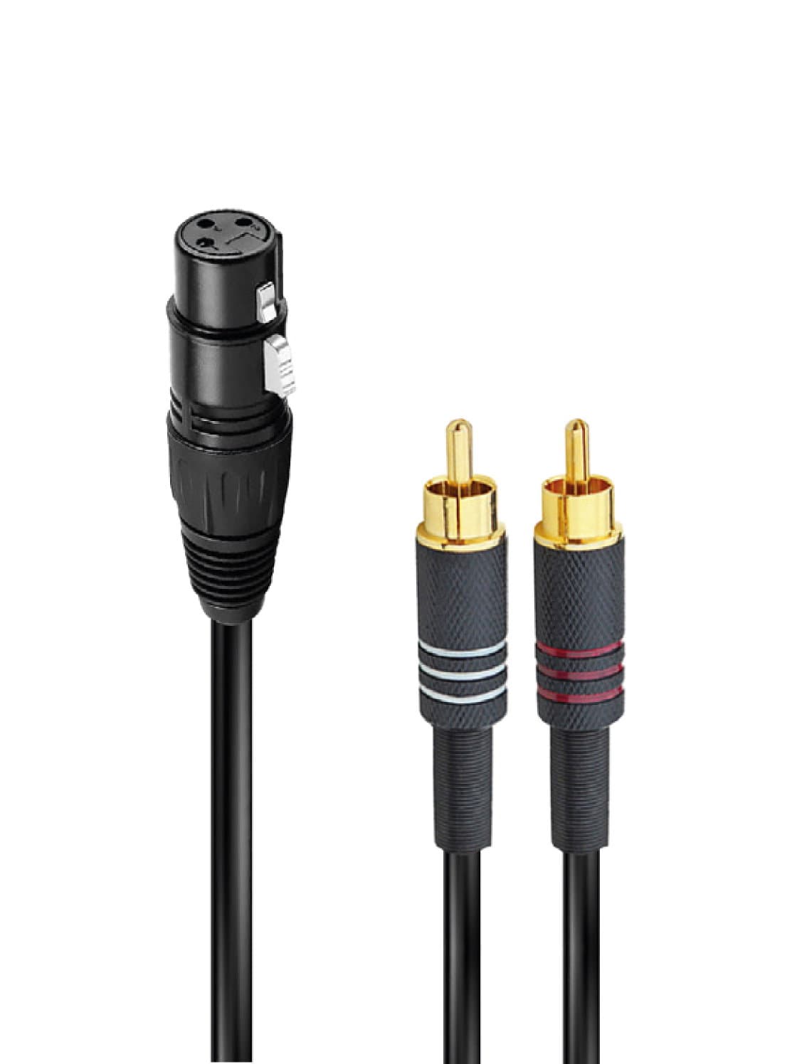 Cavo audio XRL f a 2 RCA m 1.5m - Ridem RDM C141-5