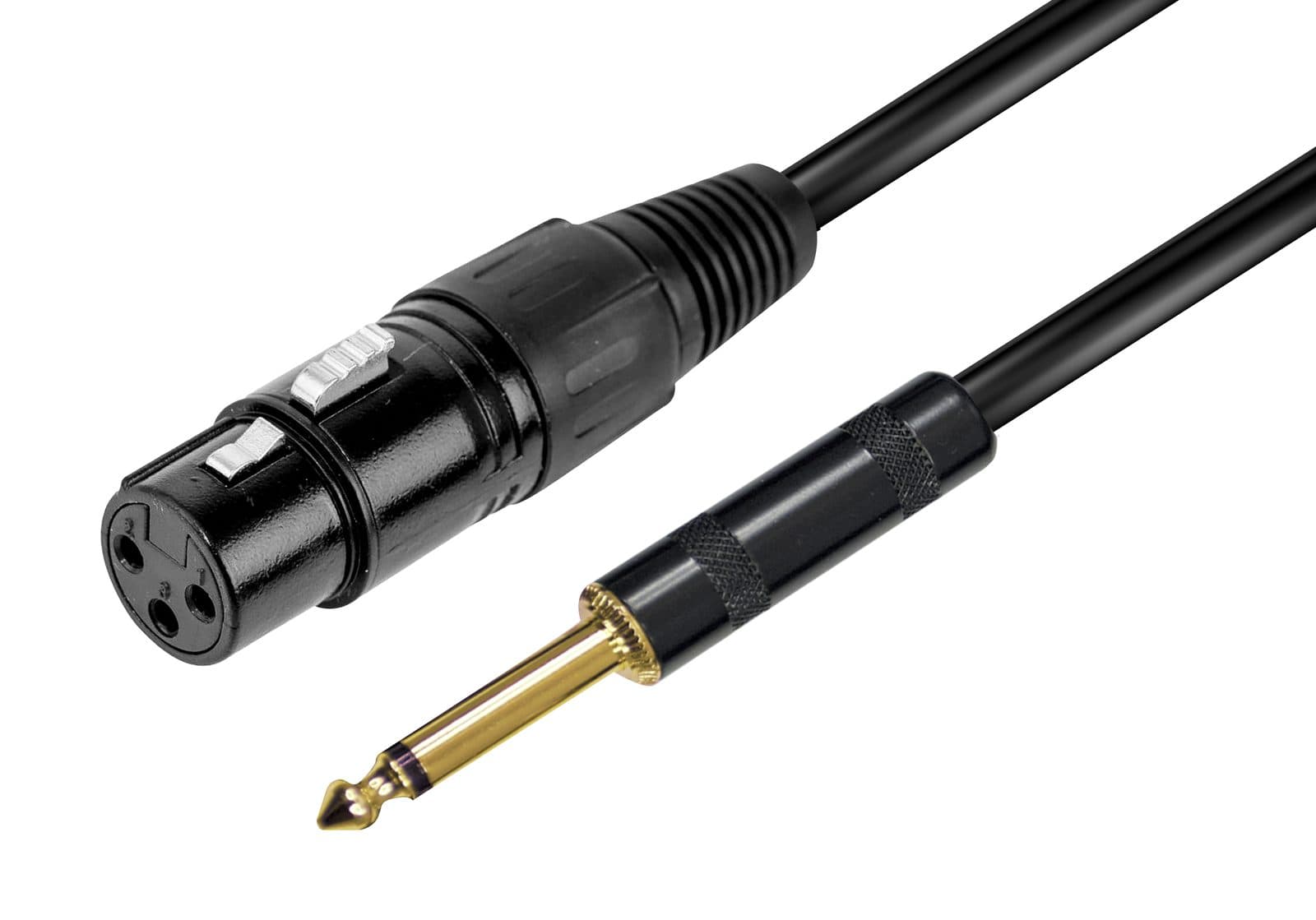 Cavo XLR F / Jack 6.3mm mono - 6m - Ridem RDM C76
