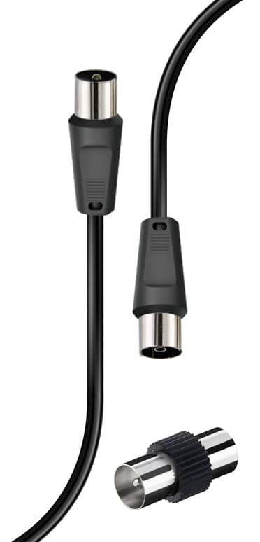 Cavo antenna M/F 3m nero - Ridem RDM CL133