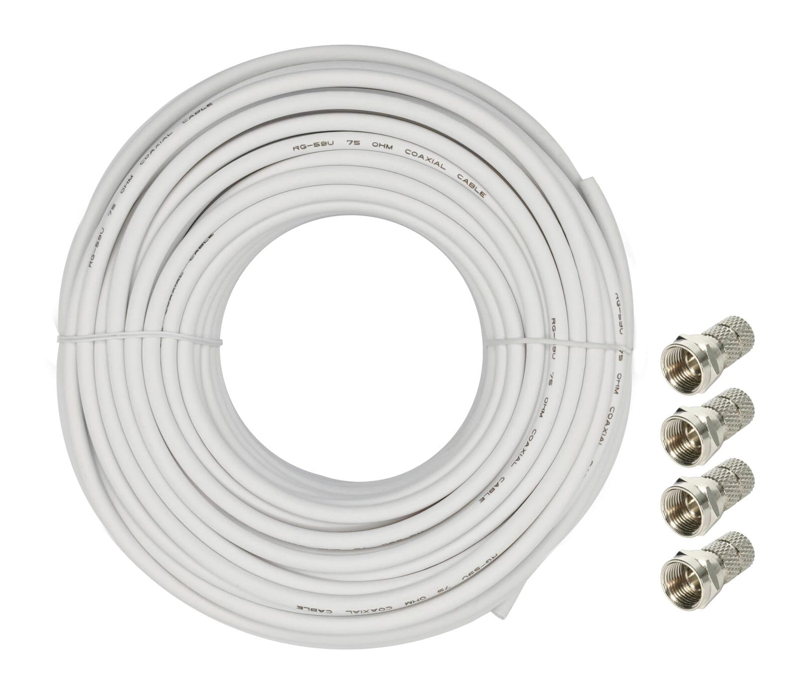 Cavo sat 6mm - 15m bianco - Ridem RDM CL1615