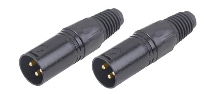 Coppia connettori XLR M - Ridem RDM CN3