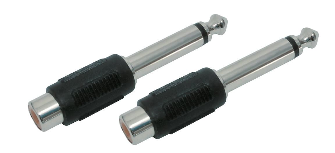 Adattatori RCA / Jack 6.3mm mono - Ridem RDM CN4