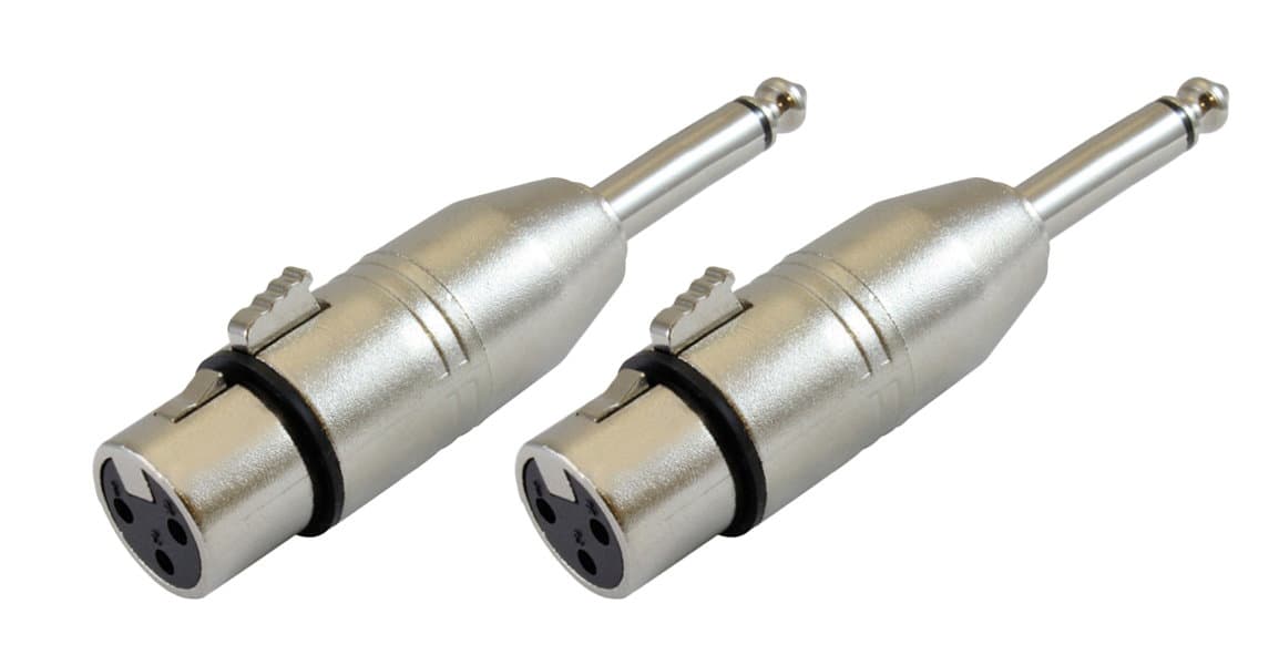 Adattatori XLR F / Jack 6.3mm mono - Ridem RDM CN6