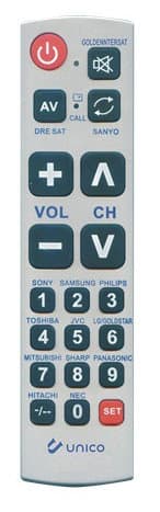 Telecomando universale facilitato - Unico RT 9661