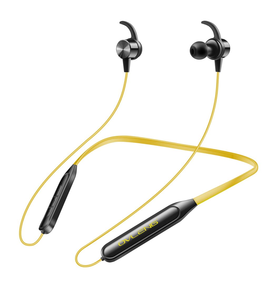 Auricolari bluetooth sport gialli - Ovleng S18Y