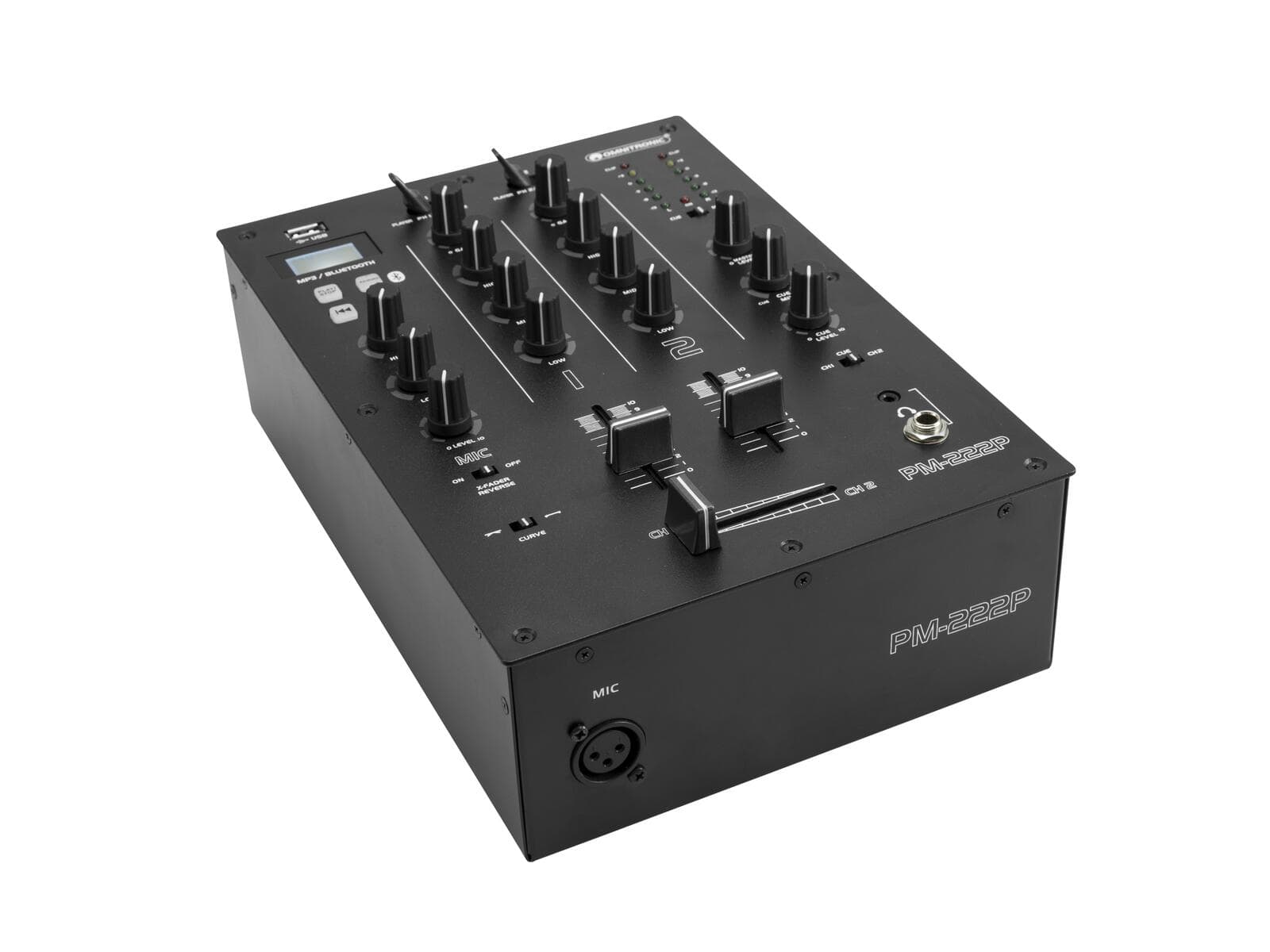 2 - canale DJ Mixer con lettore - OMNITRONIC 10006824