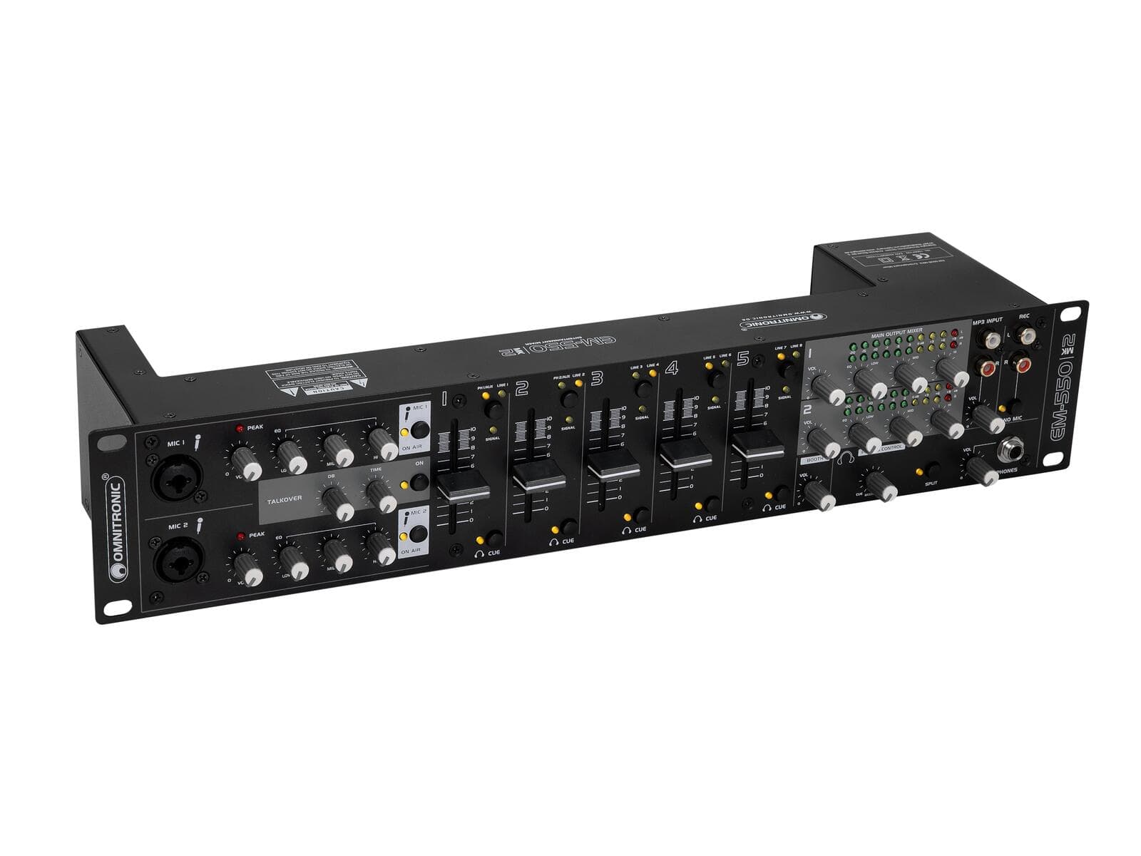 OMNITRONIC EM-550B MK2 Mixer per intrattenimento - 10007103