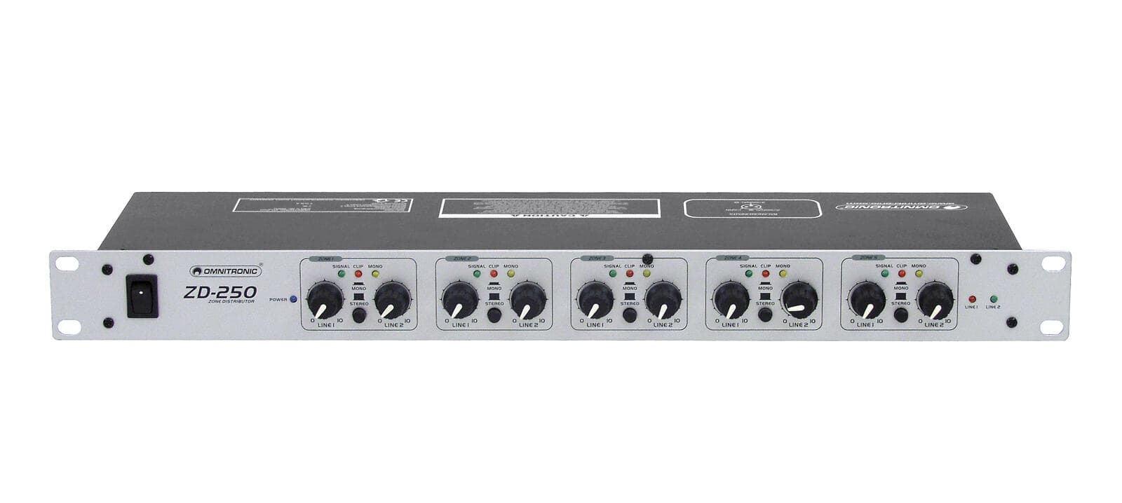 OMNITRONIC ZD-250 Distributore di zone - 10304110