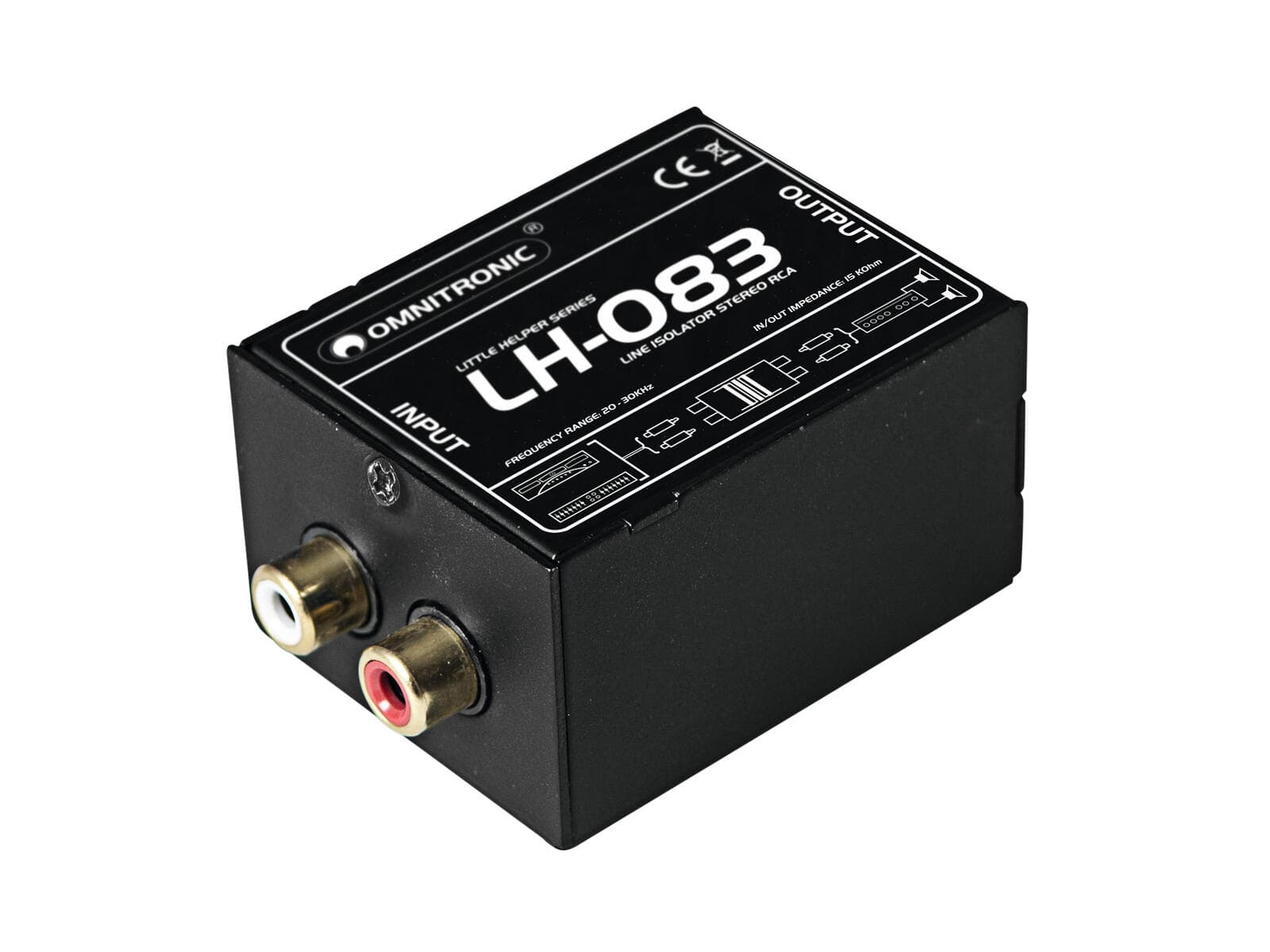 OMNITRONIC LH-083 Isolatore stereo RCA S - 10355083