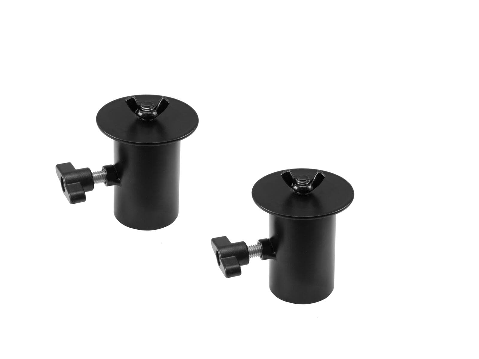 OMNITRONIC BOB-4 Adattatore per supporto nero 2x - 11038876
