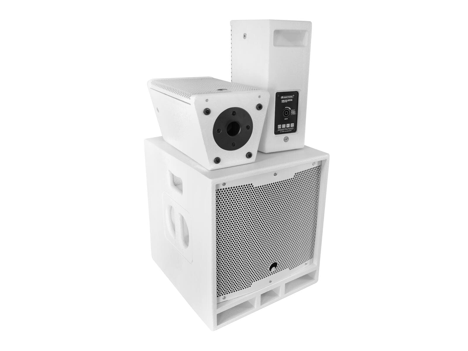 OMNITRONIC MAXX-1206DSP Sistema attivo 2.1 bianco - 11039063