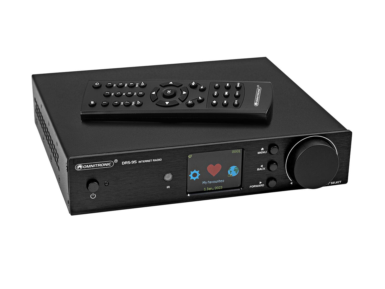 OMNITRONIC DRS-95 Radio Internet con DAB+ e Bluetooth - 11045017