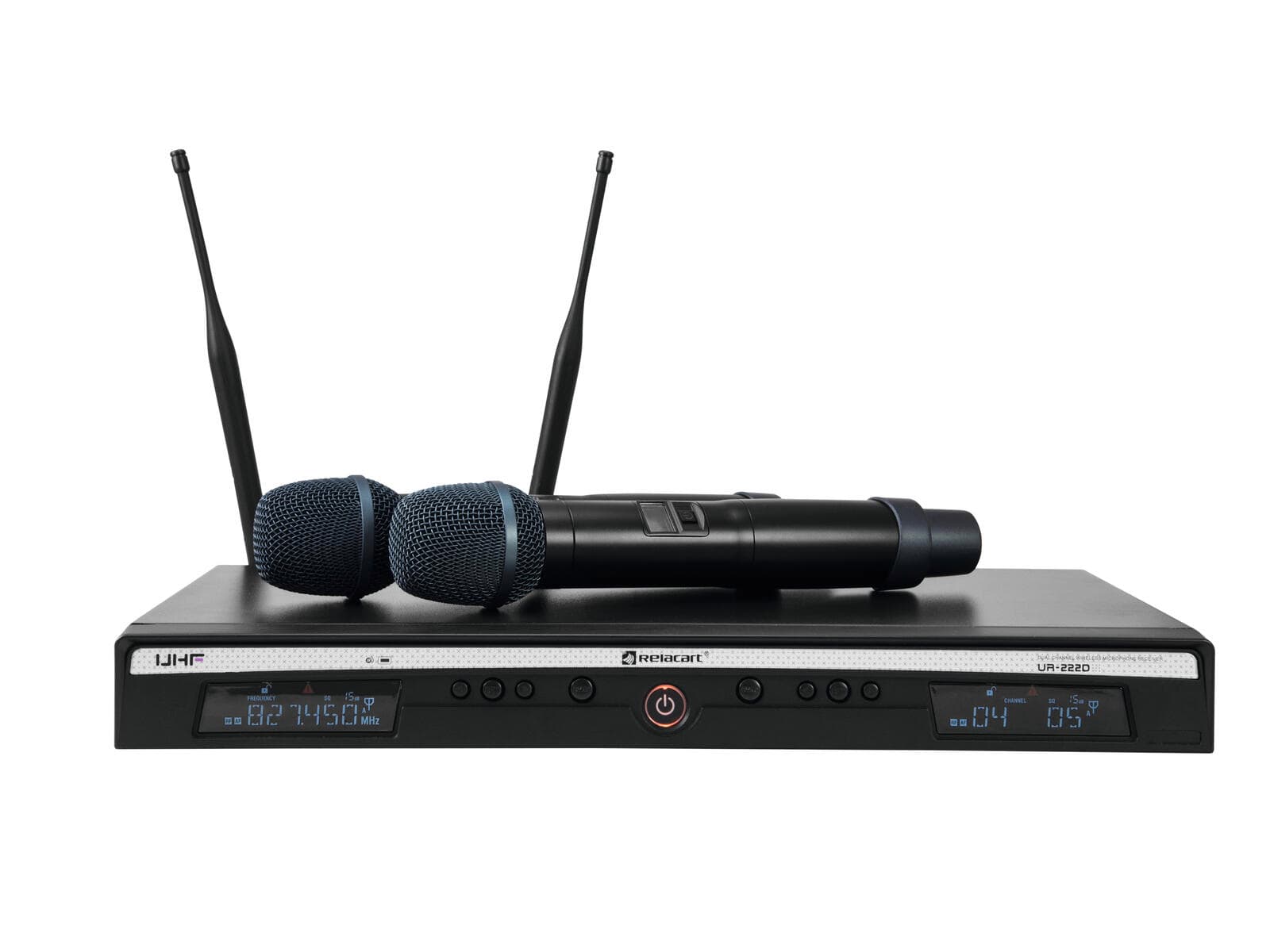 RELACART UR-222D Sistema UHF a 2 canali 823-832 + 863-865 MHz - 13055192
