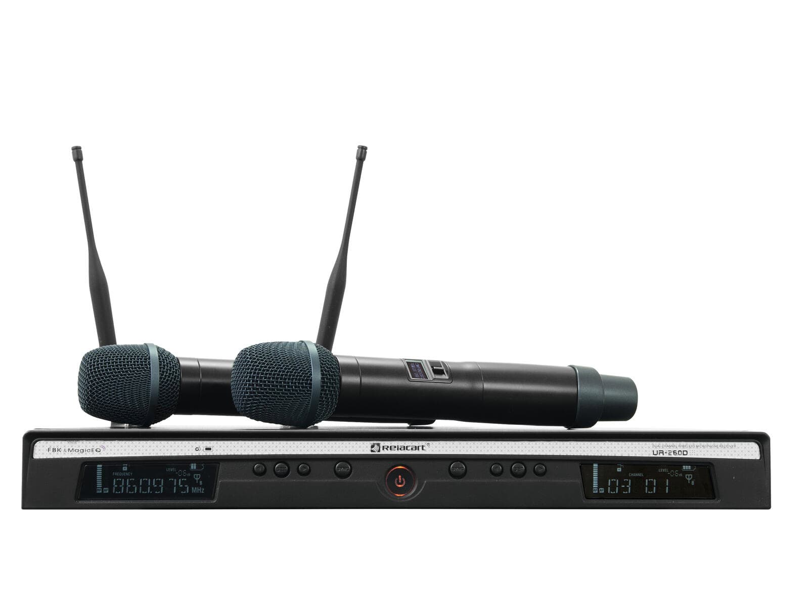 RELACART UR-260D Sistema UHF a 2 canali 823-832 + 863-865 MHz - 13055212