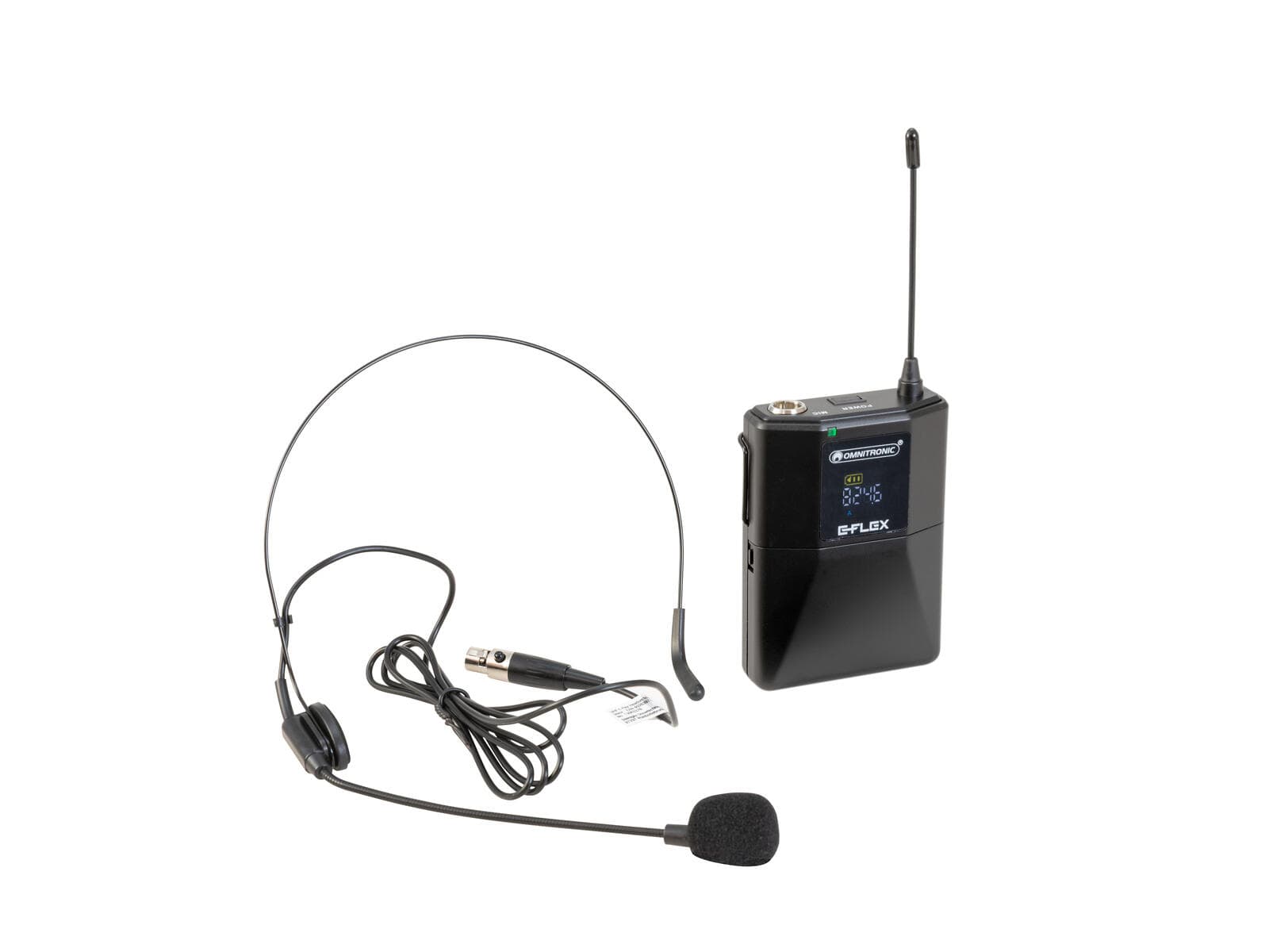 OMNITRONIC UHF E-FLEX Trasmettitore tascabile 823-832/863-865 MHz - 13063374