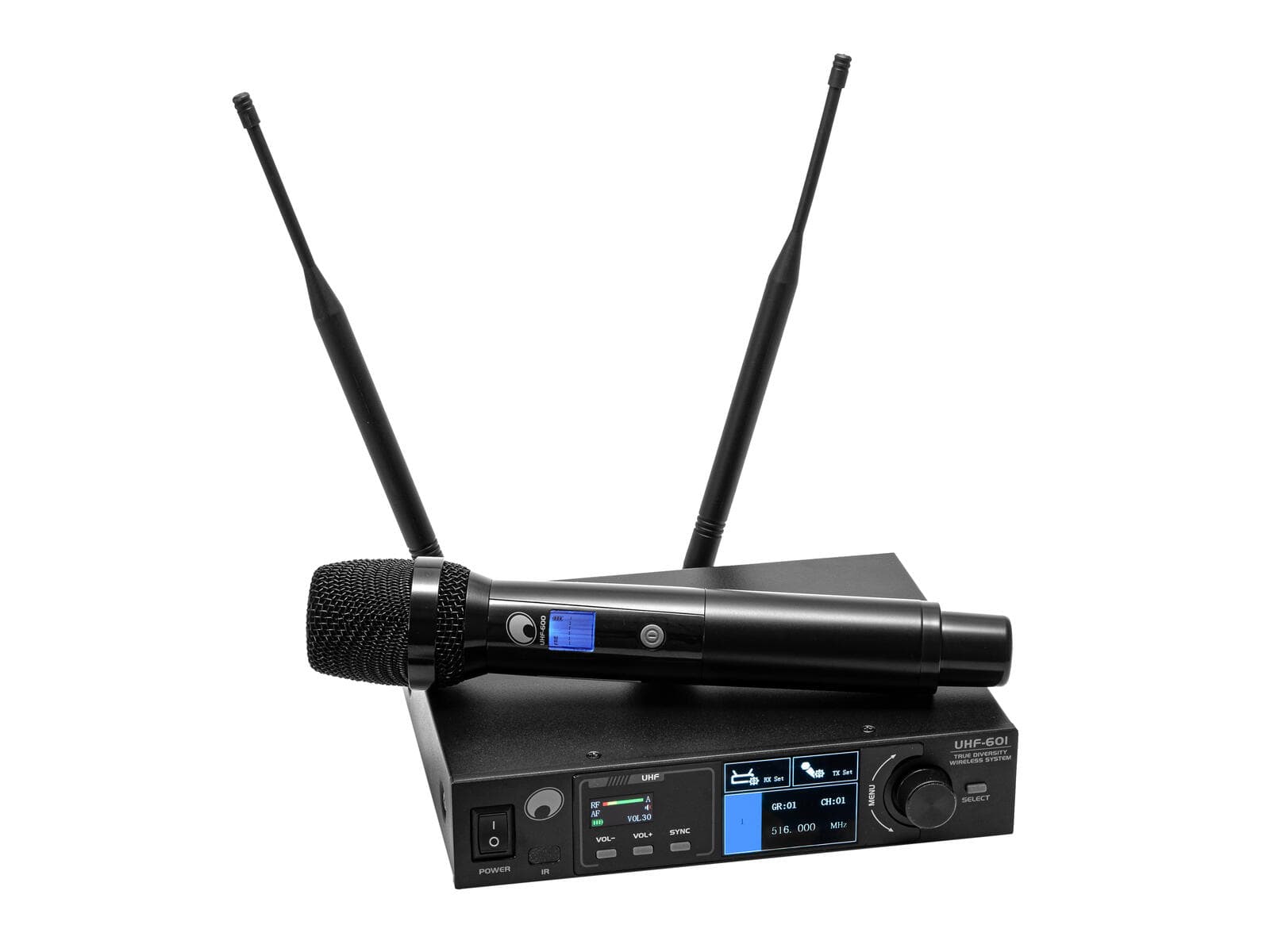 OMNITRONIC UHF-601 Sistema microfonico wireless a 1 canale 823-832/863-865 MHz - 13063600
