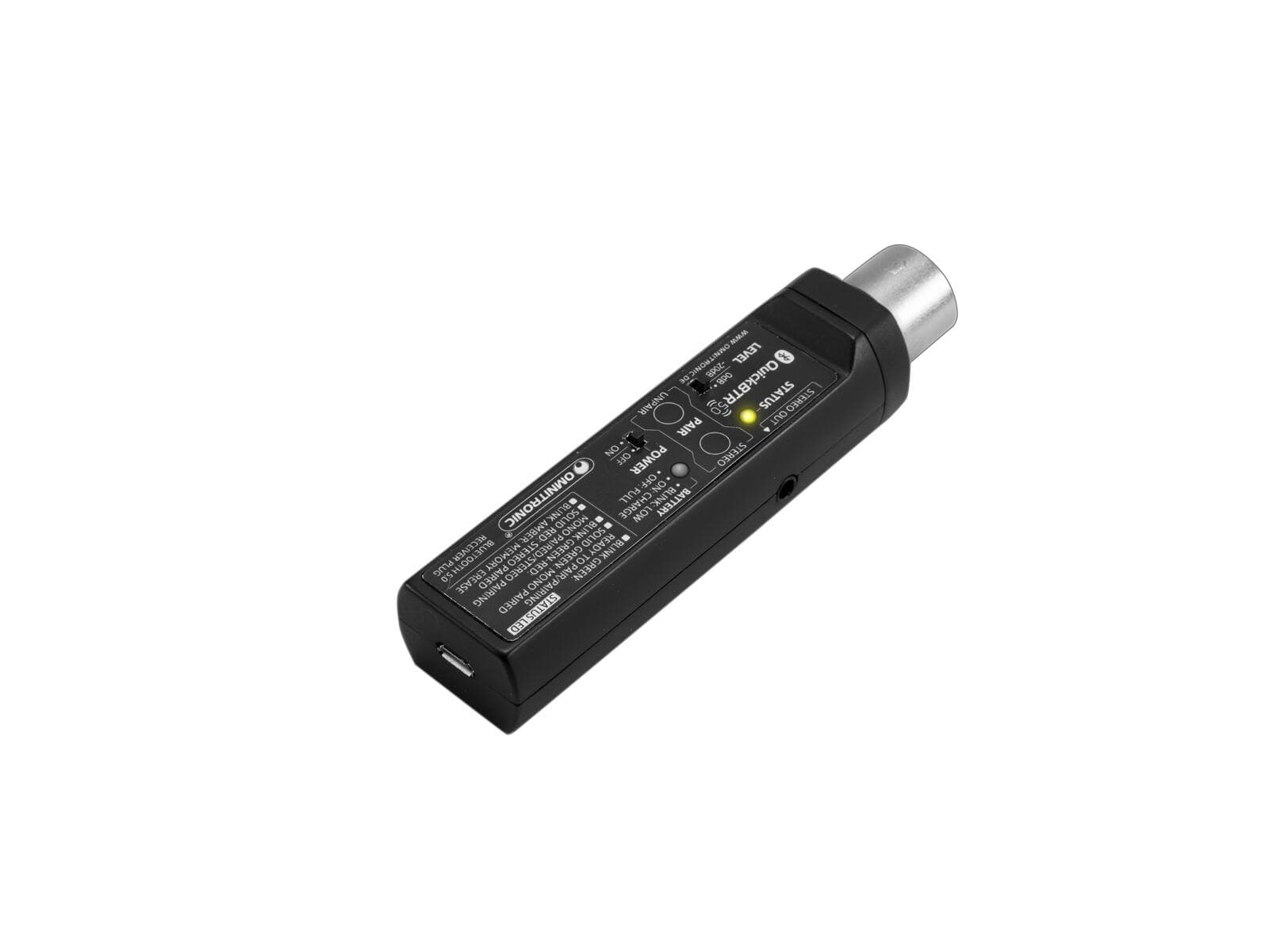 OMNITRONIC QuickBTR-5.0 Ricevitore Bluetooth 5.0 AptX XLR - 13072197