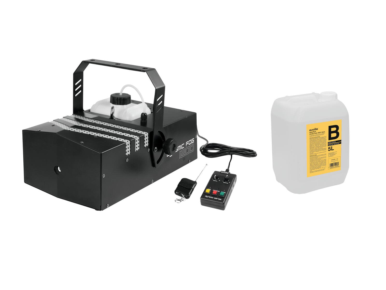 EUROLITE Set Dynamic Fog 1200 + Smoke Fluid -B2D- 5l - 20000076