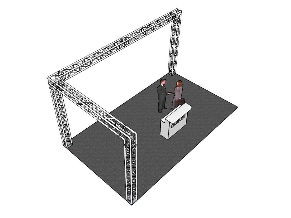ALUTRUSS Set truss QUADLOCK 6082 a L 7x4x3,5m (LxPxA) - 20000380