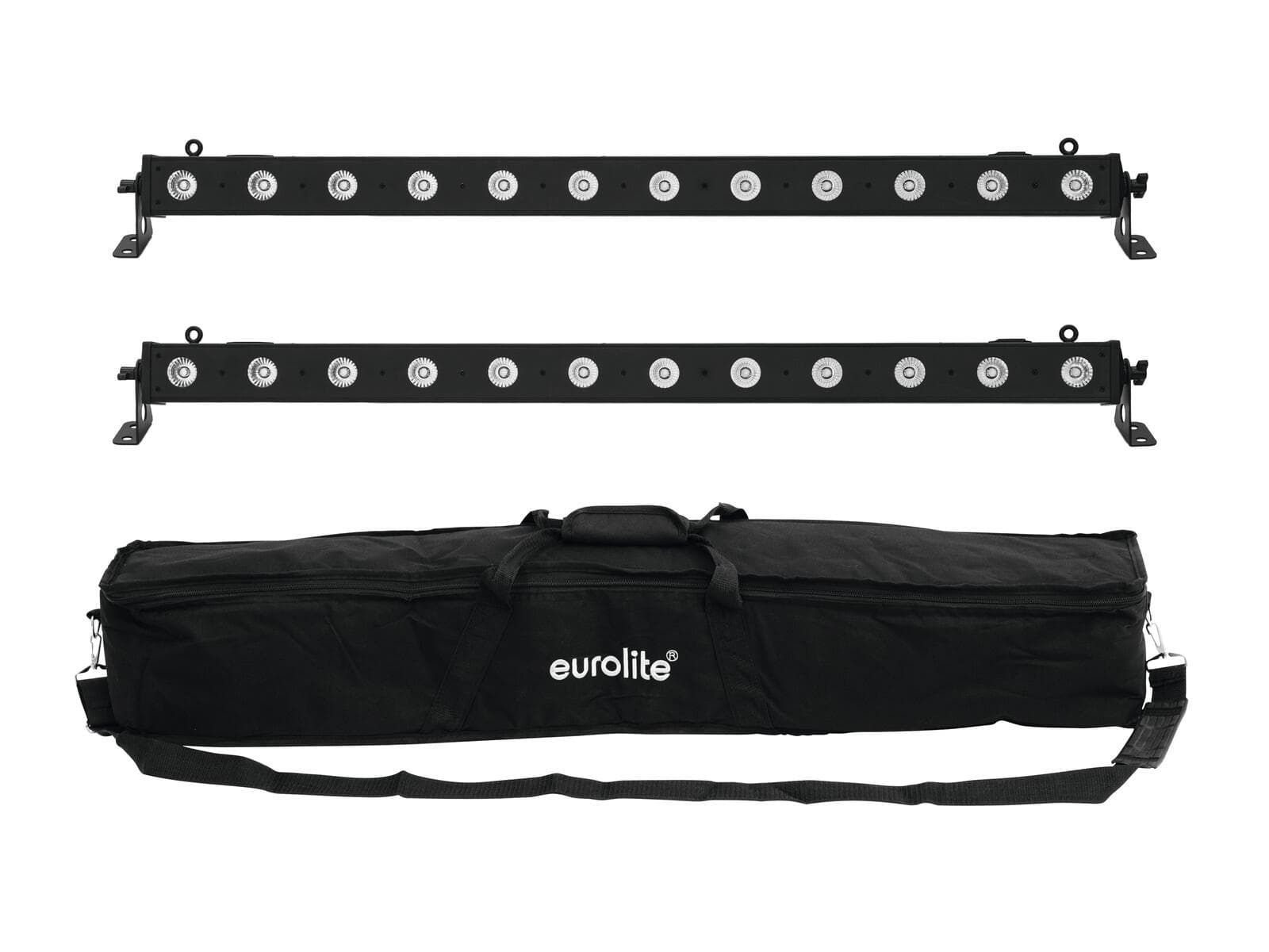 EUROLITE Set 2x LED BAR-12 QCL RGBW + Custodia morbida - 20000406