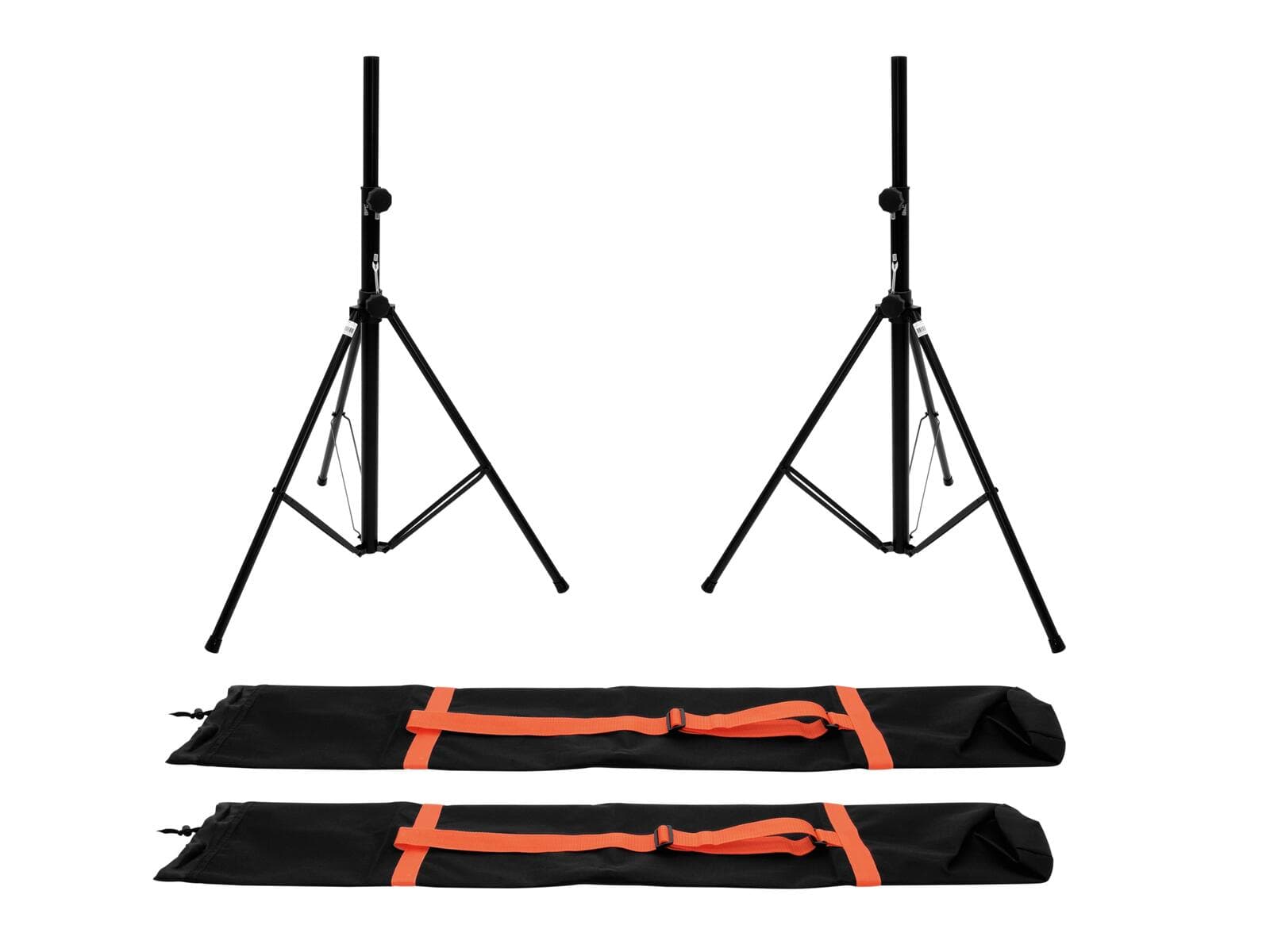 OMNITRONIC Set 2x supporti per diffusori BS-2 EU + 2x borse da trasporto - 20000470